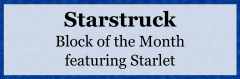 Starstruck Block of the Month featuring Starlet